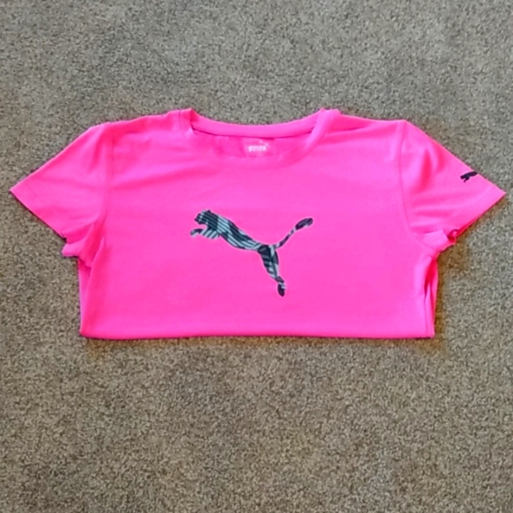 3 pink athletic shirts - girls size 14-16